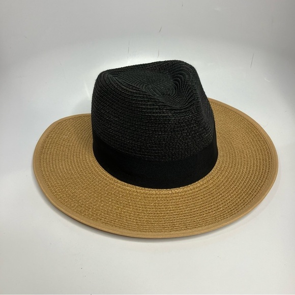 Magid hats tan & black sunhat 100% paper - Picture 3 of 6